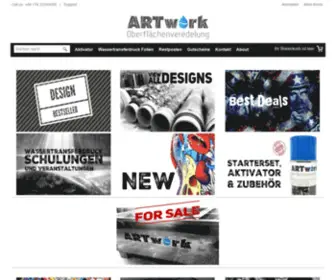 Artwork-Shop.de(ARTwork Oberflächenveredelung) Screenshot