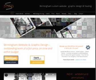 Artworks-Unlimited.co.uk(Birmingham Website and Graphic design) Screenshot