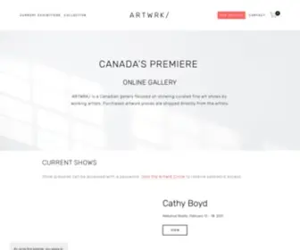 ARTWRK.ca(Artwrk hosts e) Screenshot