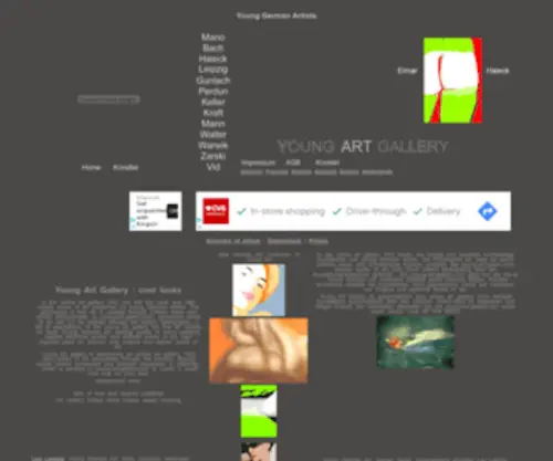 ArtXgalerie.de(Art gallery) Screenshot