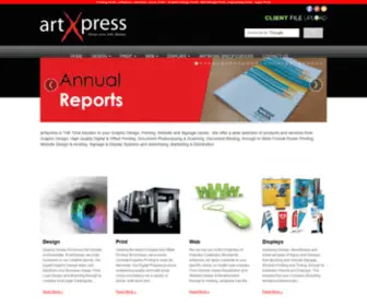 ArtXpress.net.au(Printing Perth) Screenshot