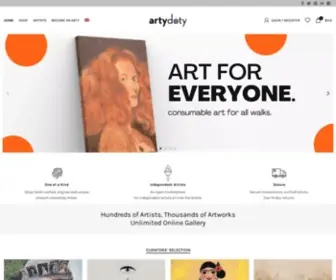 Artydoty.com(Buy Original Art) Screenshot