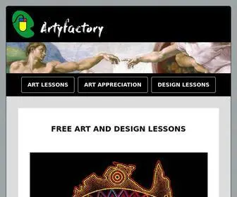 Artyfactory.com(Free art lessons) Screenshot
