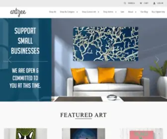 Artzeedesigns.com(百姓彩) Screenshot