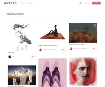 Artzid.com(Explore) Screenshot