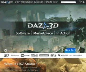 Artzone.com(DAZ 3D Home) Screenshot