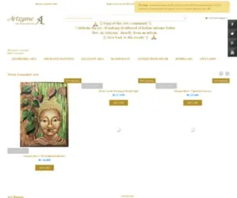 Artzyme.com(Original Arts &amp; Home Decor shopping online) Screenshot