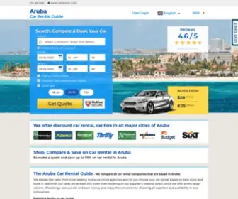 Arubacar.com(Aruba Car Rental from €24) Screenshot