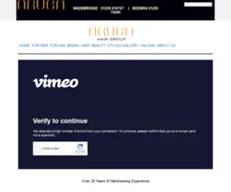 Arubahairgroup.co.uk(Aruba) Screenshot