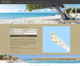Arubahouses.com(Aruba Real Estate & Rentals) Screenshot