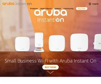 Arubainstanton.com(Aruba Instant On) Screenshot