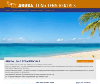 Arubalongterm.com(Aruba Long term rentals and long vacations) Screenshot