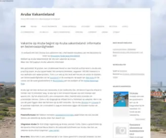 Arubavakantieland.nl(Vakantie Aruba) Screenshot