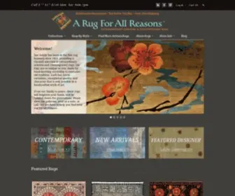 Arugforallreasons.com(A Rug For All Reasons) Screenshot