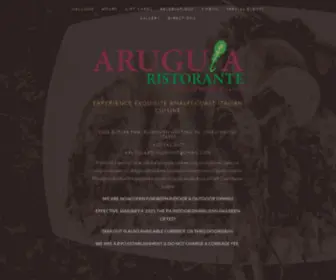 Arugulacoldpoint.com(Arugula Ristorante at Cold Point Village) Screenshot