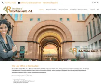 Aruizlaw.com(Business, Corporate, Landlord Tenant Law & Bankruptcy) Screenshot