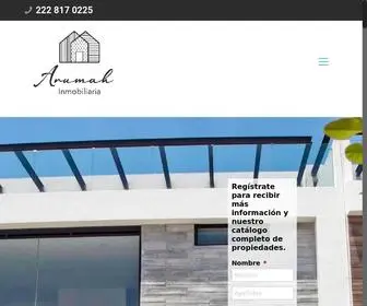 Arumah.com.mx(Arumah Inmobiliaria) Screenshot