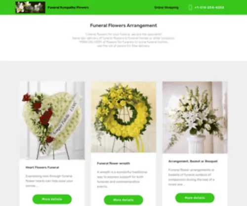 Arumflorist.com(Funeral Sympathy Flowers) Screenshot
