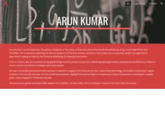 Arun.com(Bio) Screenshot