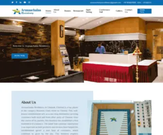 Arunaachalaaresiidency.com(Business Class Hotel) Screenshot