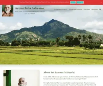 Arunachala.org(Bhagavan Sri Ramana Maharshi Center) Screenshot
