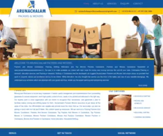 Arunachalampackersandmovers.in(Arunachalam packers and movers) Screenshot