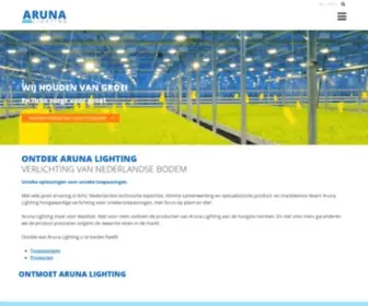 Arunalighting.com(Aruna Lighting) Screenshot