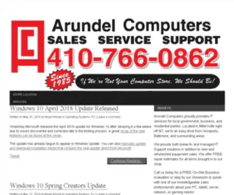 Arundelcomputers.com(Arundel Computers) Screenshot