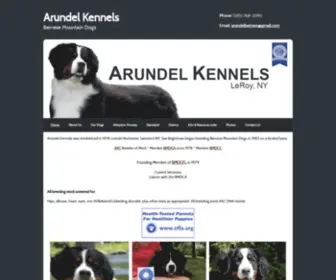 Arundelkennels.com(Arundel Kennels) Screenshot