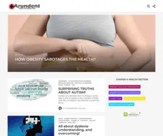 Arundent.com(Daily Health Tips Blog) Screenshot