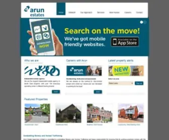 Arunestates.co.uk(Arun Estates) Screenshot