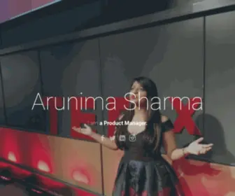 Arunima-Sharma.com(Arunima Sharma) Screenshot