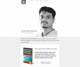 Arunrocks.com(Home Page · Arunrocks) Screenshot
