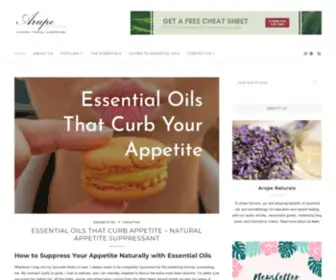 Arupe.com(Guide for Essential Oils) Screenshot