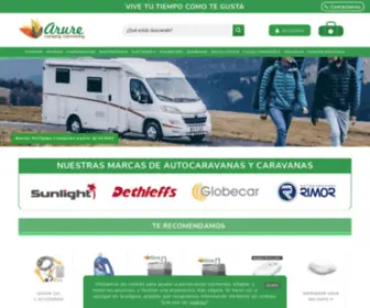 Arurecaravanas.com(Repuestos y accesorios para camping) Screenshot