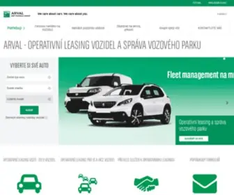 Arval.cz(Vybírejte si z nových vozů na operativní leasing) Screenshot
