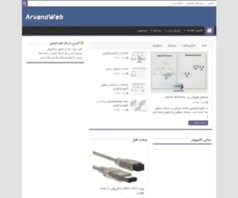 Arvandweb.com(Information technology) Screenshot