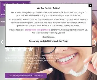 Arvayortho.com(Arvay Orthodontics) Screenshot