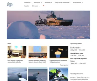 Arvenetternansen.com(The Nansen Legacy) Screenshot