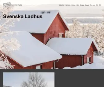 Arvesund.com(Svenska Ladhus) Screenshot