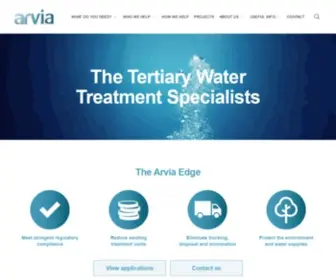 Arviatechnology.com(Industrial Water Treatment Specialists) Screenshot