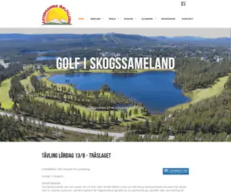 Arvidsjaurgolf.se(Arvidsjaurs Golfklubb) Screenshot