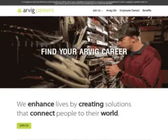 Arvigcareers.com(Arvig Careers) Screenshot