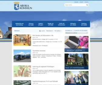 Arvika.se(Arvika kommun) Screenshot