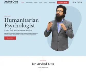 Arvindotta.com(Dr. Arvind Otta) Screenshot