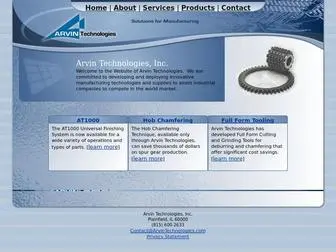 Arvintechnologies.com(Web site description here) Screenshot