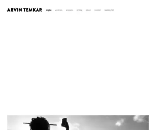 Arvintemkar.com(Arvin Temkar) Screenshot