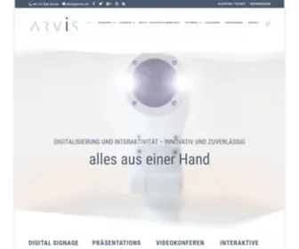 Arvis.ch(Ihre Botschaften) Screenshot