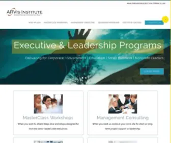 Arvisinstitute.com(Strategy, Leadership, Change, Performance) Screenshot