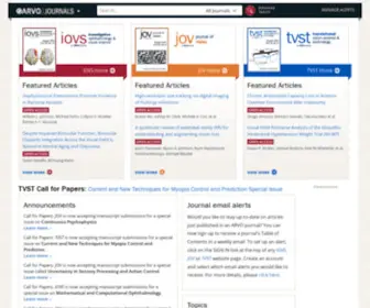 Arvojournals.org(ARVO Journals) Screenshot
